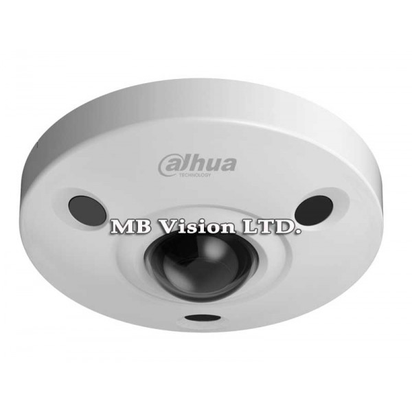 Full HD IP камери Dahua - Панорамна Fish-Eye IP камера Dahua с аналитични функции, 6MP резолюция, карта памет, микрофон IPC-EBW8600