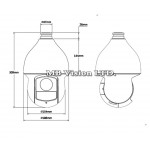 Full HD IP камери Dahua - 2MP IP PTZ камера Dahua SD49225GB-HNR, 25x оптичен, 16 цифров зуум, IR до 100m
